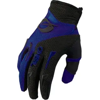 black and blue offroad gloves