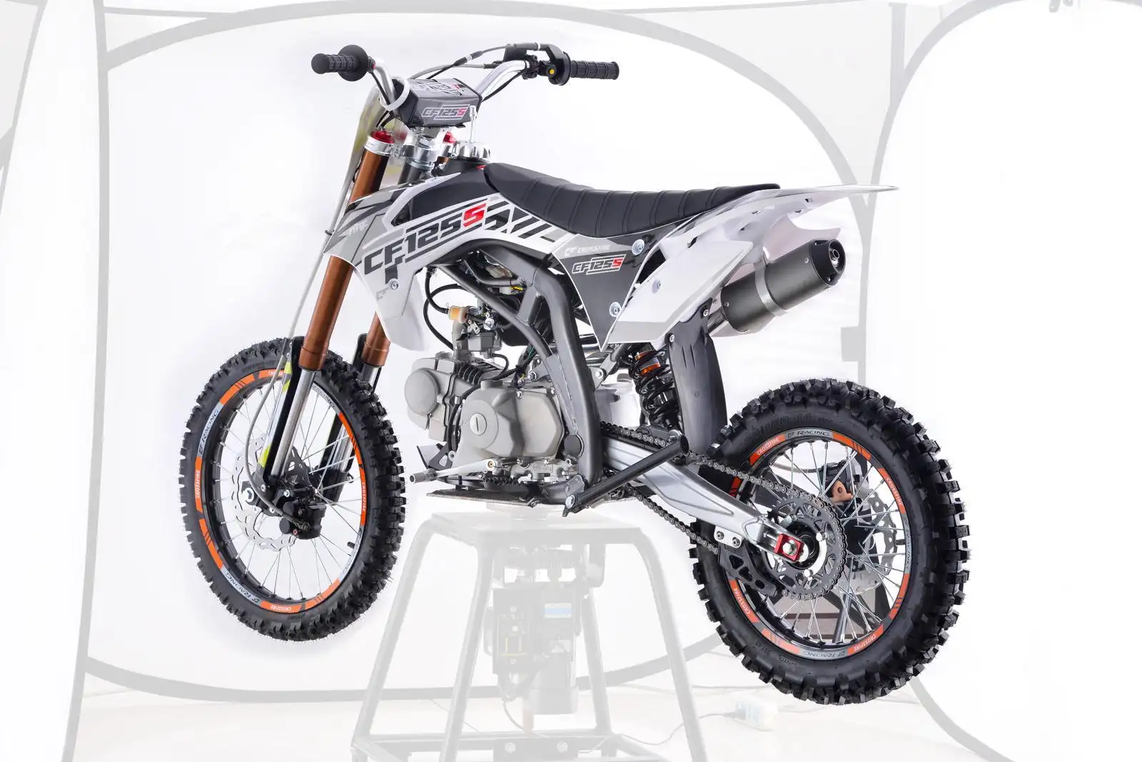 crossfire cf125s motorbike white