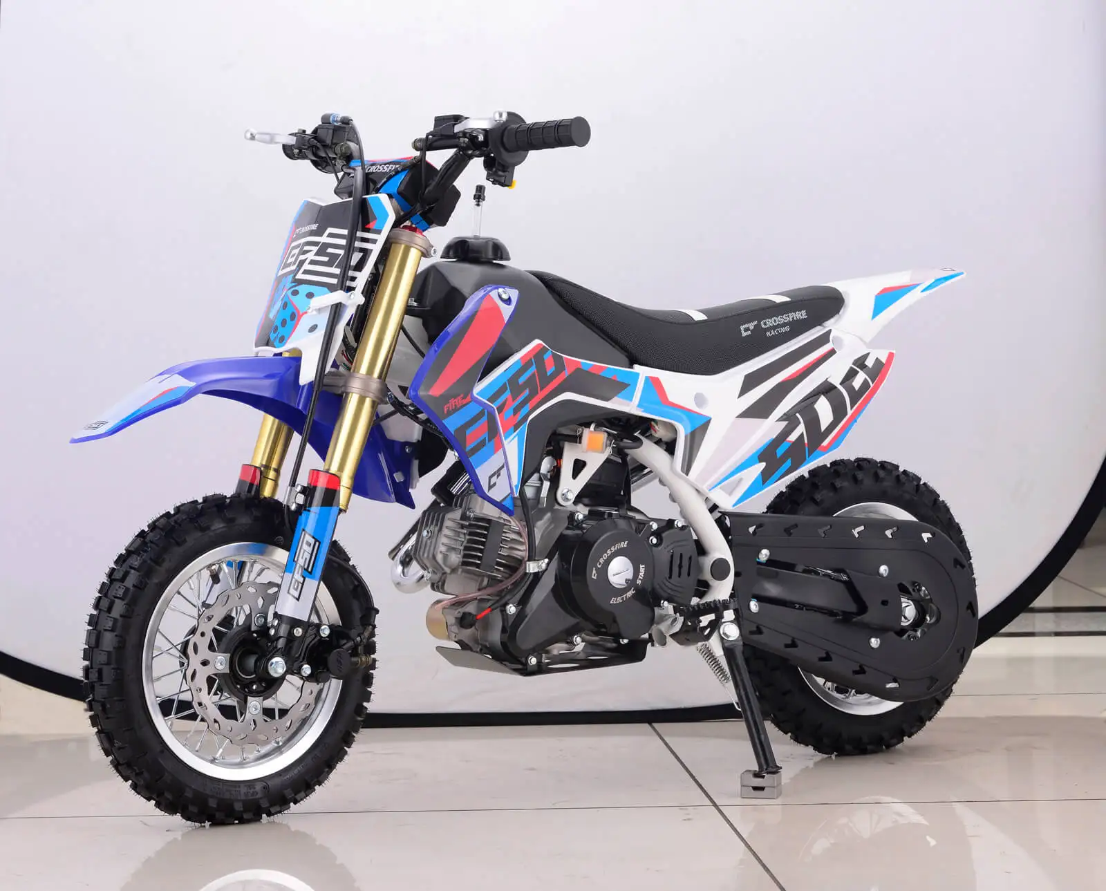 crossfire cf50 motorbike dirt children kids blue