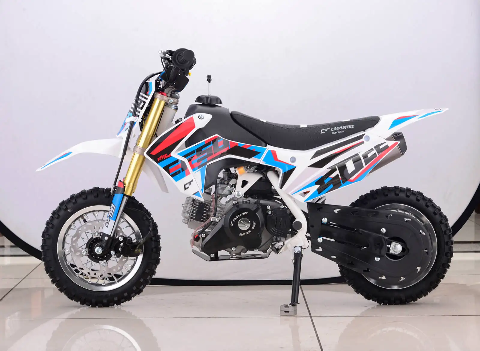 crossfire cf50 motorbike dirt children kids white