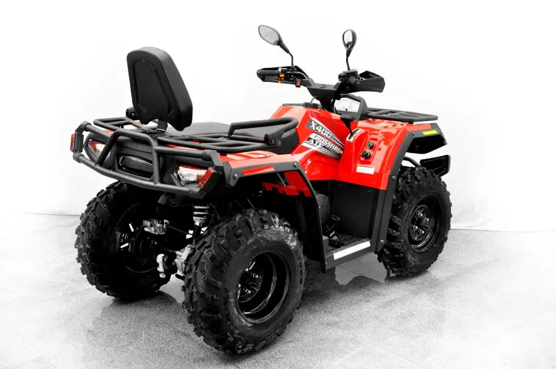 Crossfire x40 ATV 4wd  in red side view right