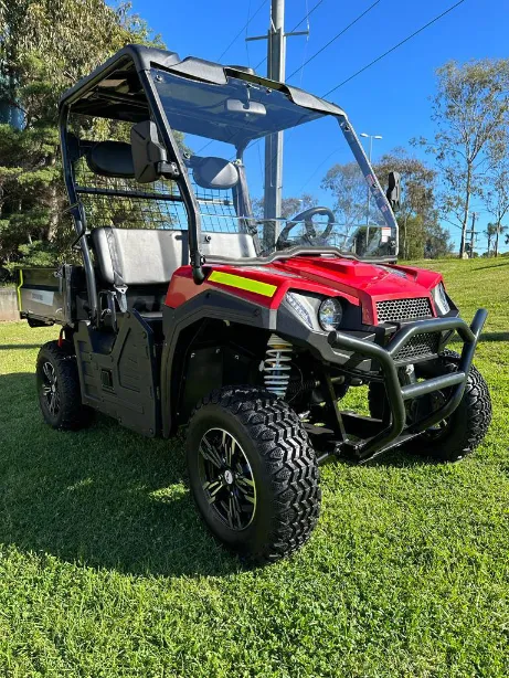 crossfire e5 electric atv red