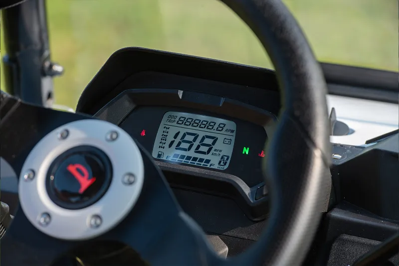 crossfire e10 electric utv digital speedo dashboard