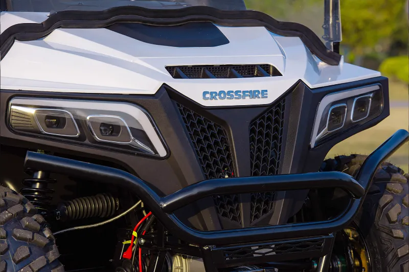 crossfire e10 electric utv front headlights