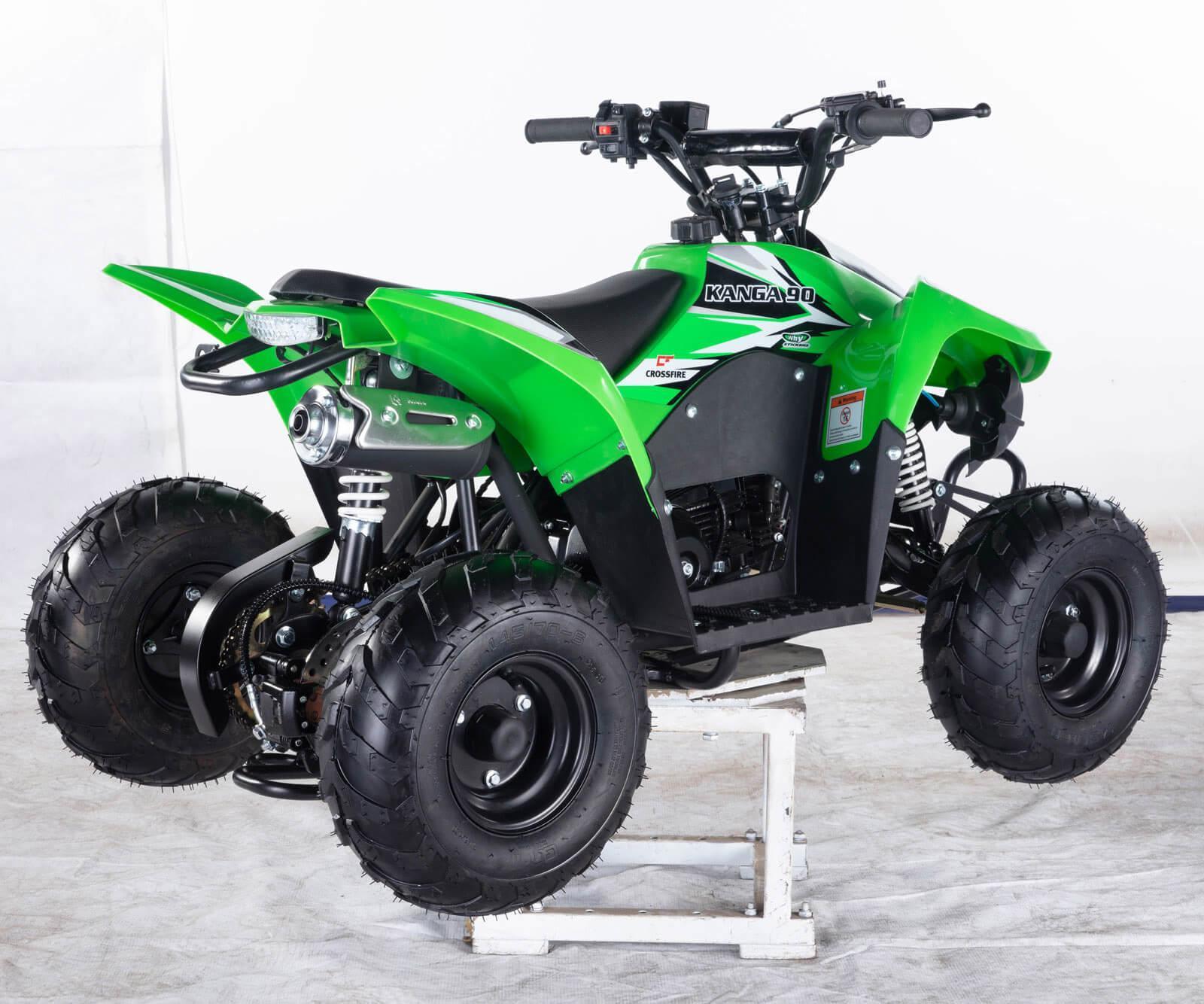 ALL NEW 2020 Crossfire Kanga 90-2020 ATV Green Back right - quad bikes store toowoomba